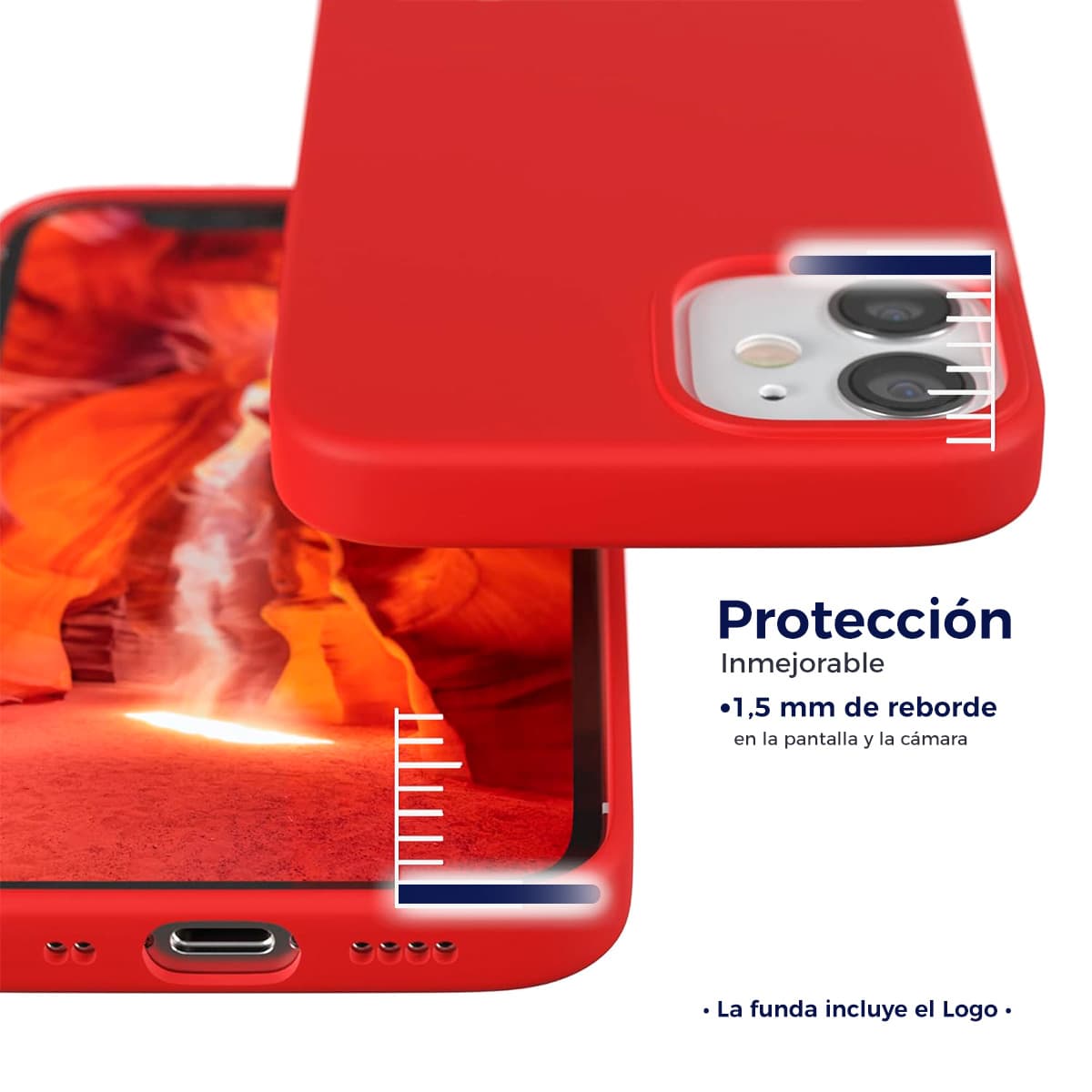 Funda Silicona iPhone 12/12 Pro