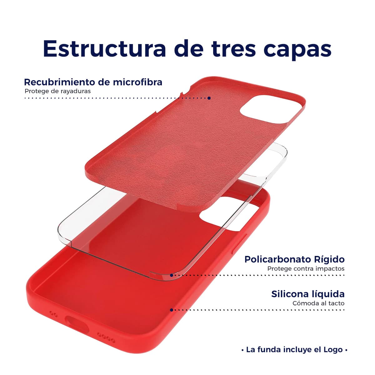 Funda Silicona iPhone 12/12 Pro