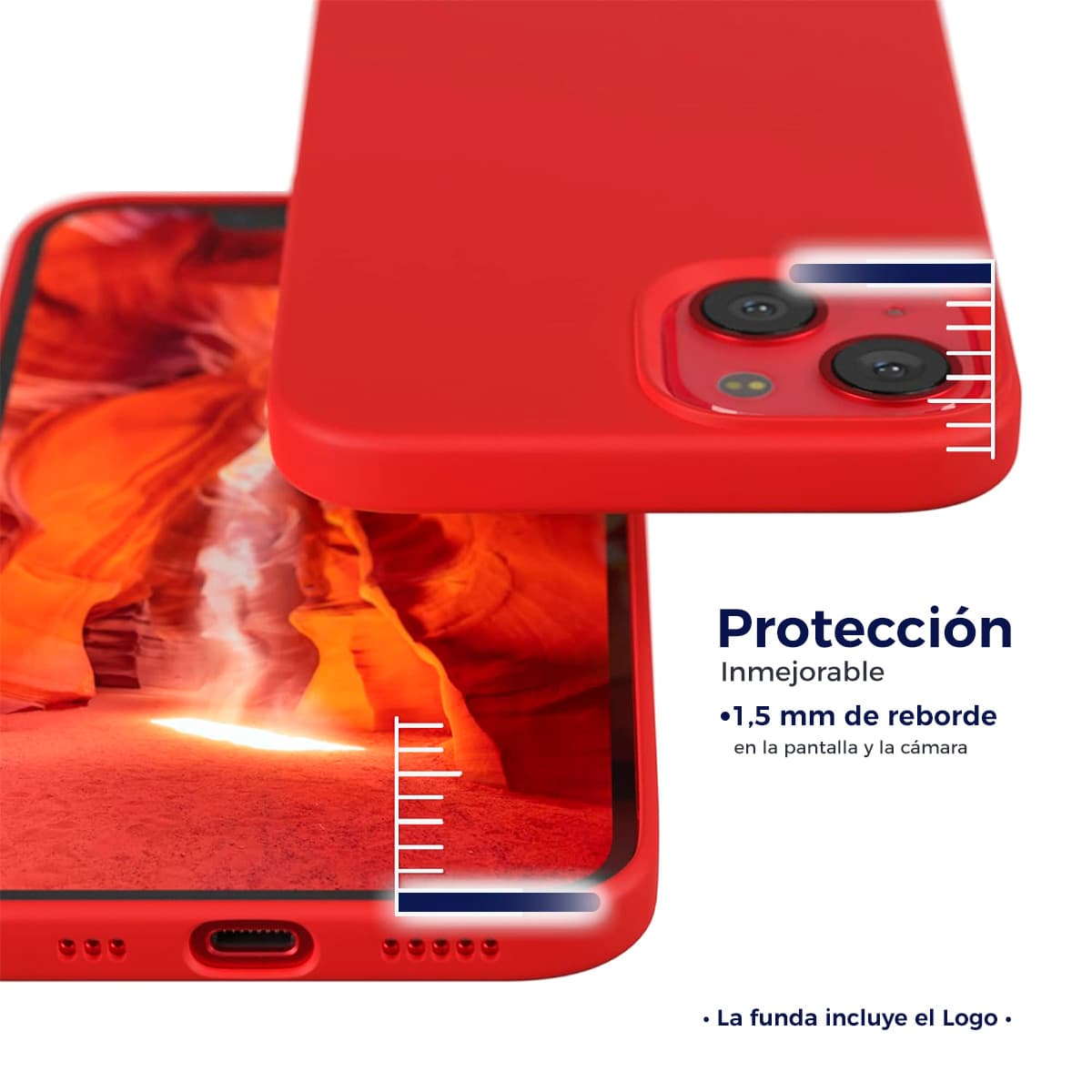 Funda Silicona iPhone 13