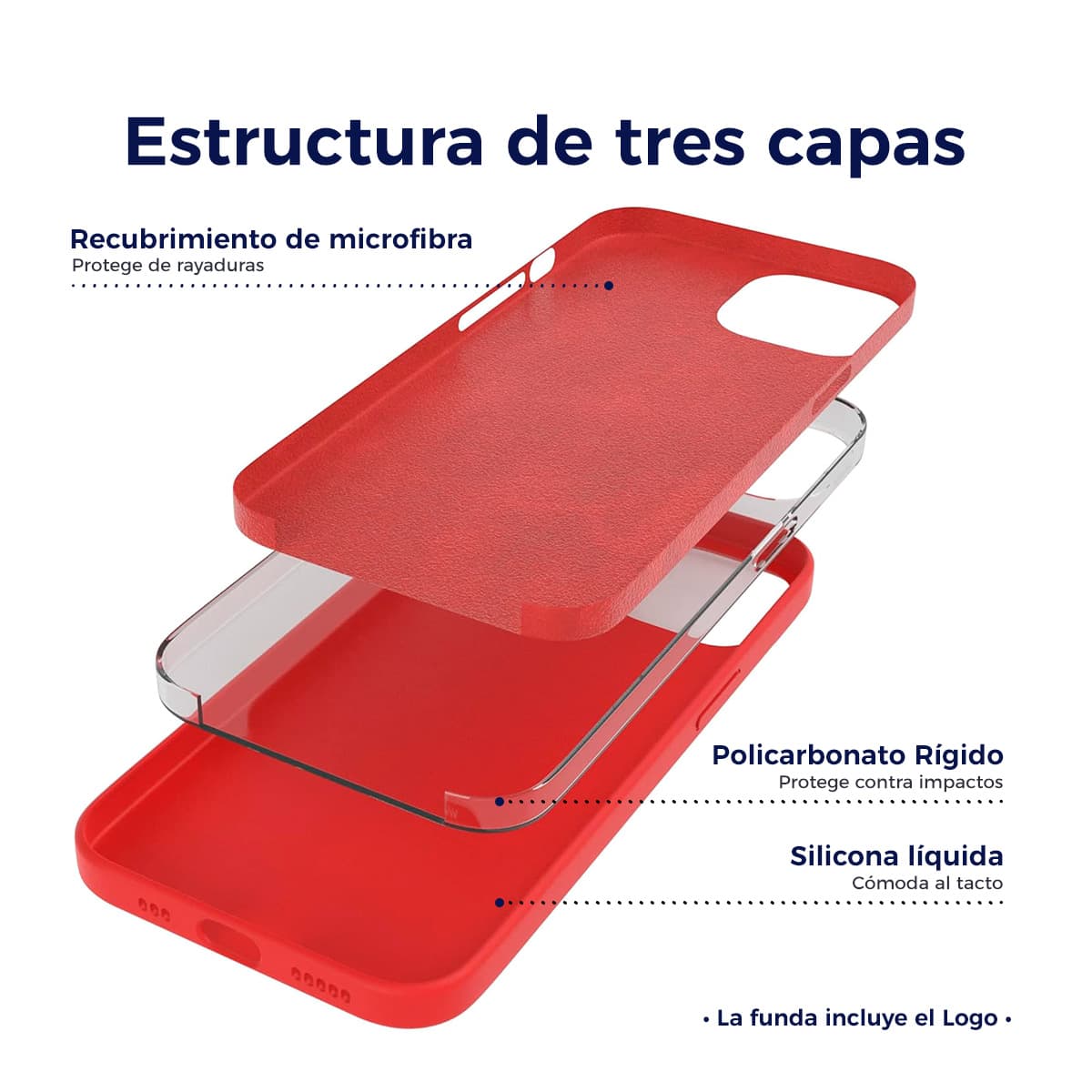 Funda Silicona iPhone 13