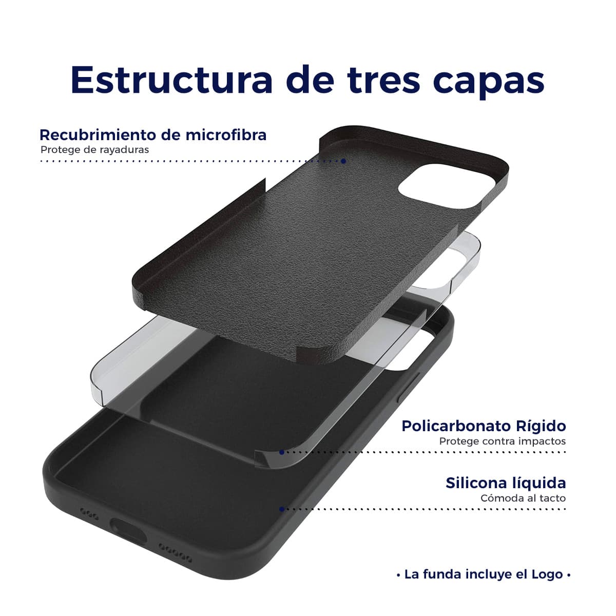 Funda Silicona iPhone 13 Pro Max