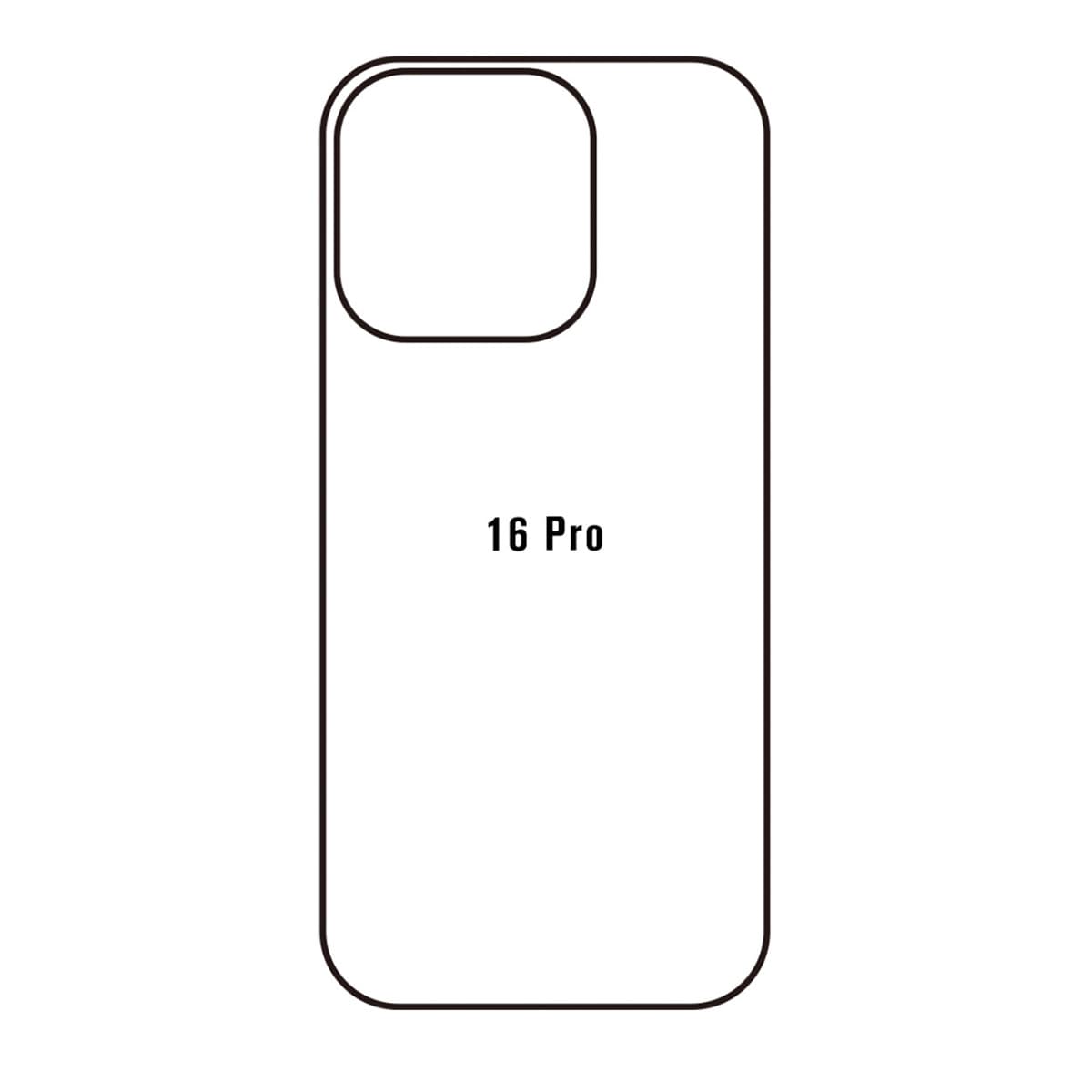Hidrogel Vidrio Trasero iPhone 16 Pro