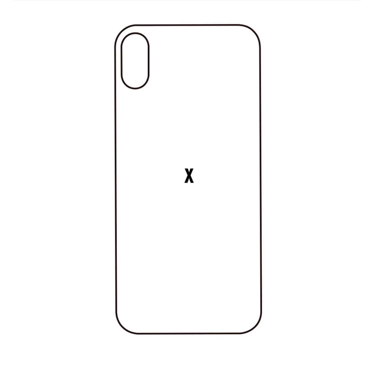 Hidrogel Vidrio Trasero iPhone X/XS
