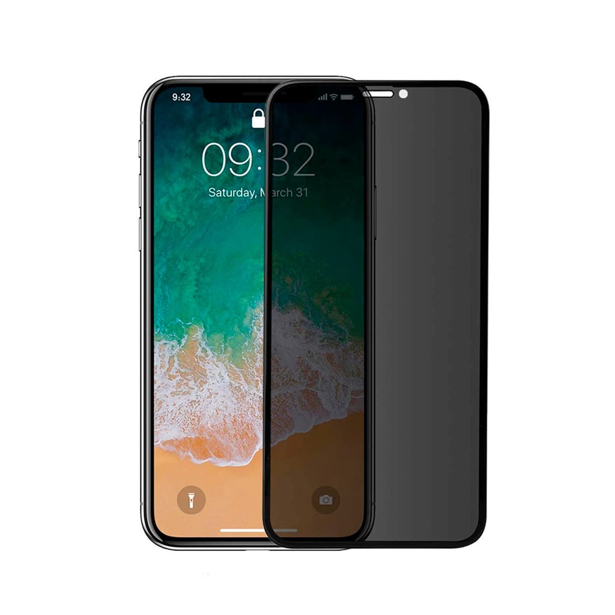 Templado Golden Armor Privacy iPhone X/XS/11 Pro